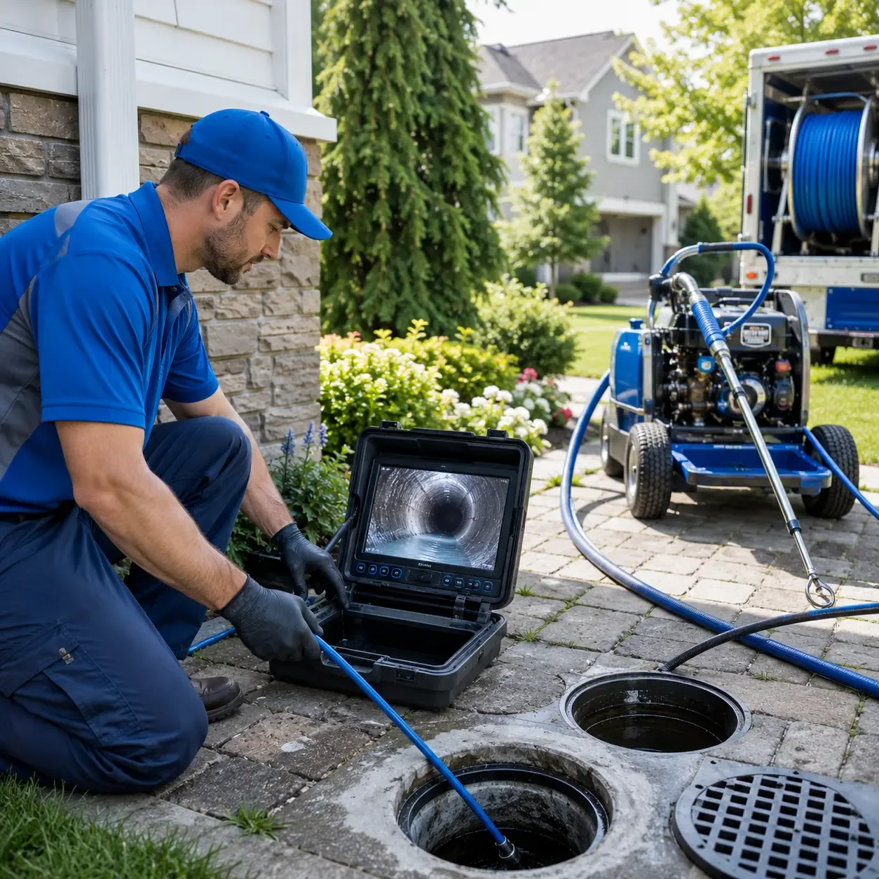 Outdoor drain cleaning professionals serving Ledyard, IA