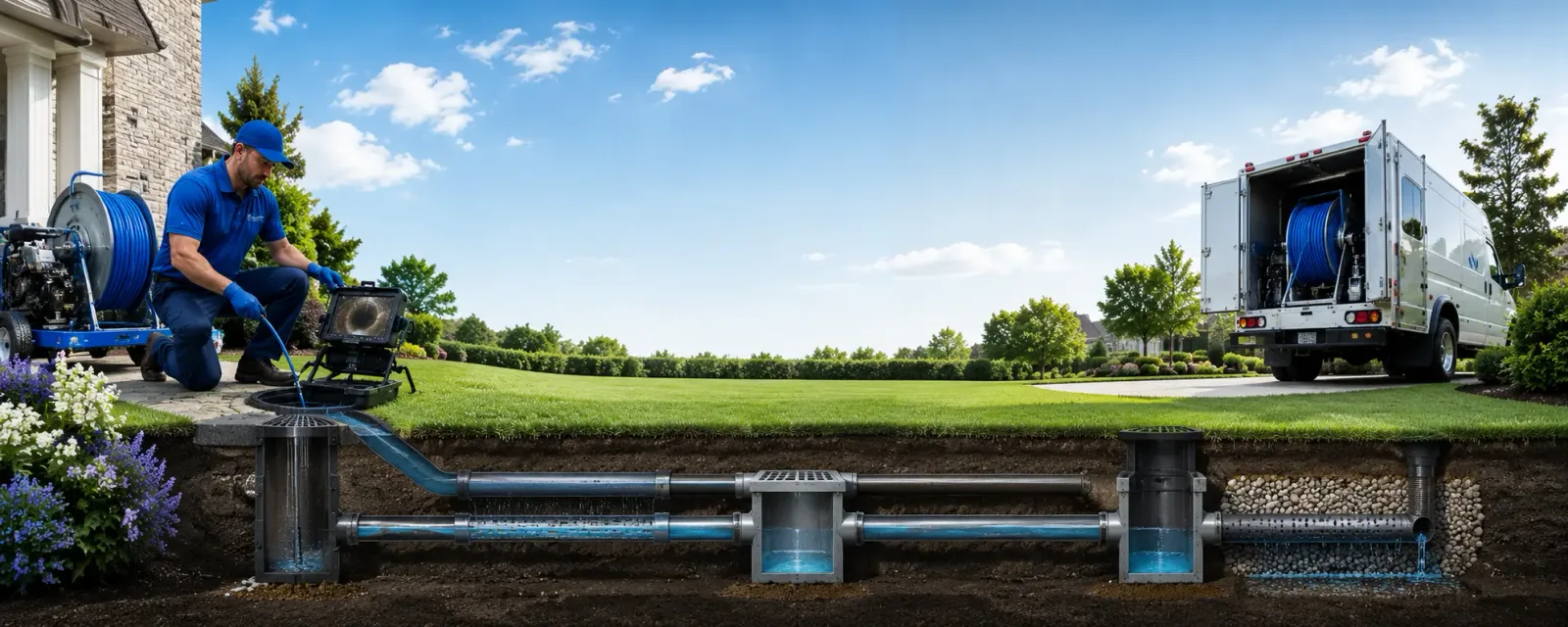 Outdoor drain cleaning information for Ledyard, IA